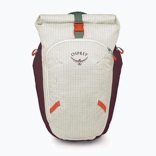 Urban backpack Osprey Transporter Roll Top 30 l mystery white/moody burgundy