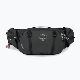 Waist bag Osprey Seral 7 l with hydration bladder 1.5 l raven black