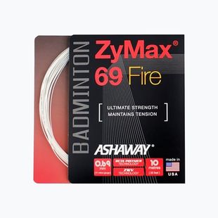 Badminton string ASHAWAY ZyMax 69 Fire - set white