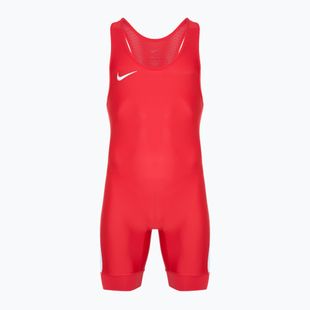 Men's Nike Grappler Elite Singlet scarlet/white jumpsuit