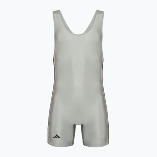 Men's singlet adidas 3 Stripe Singlet grey/black