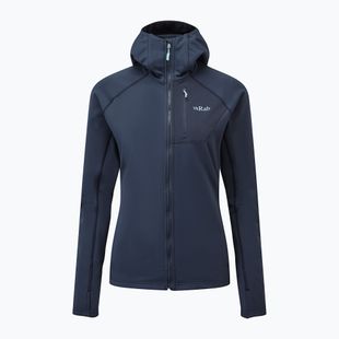 Women's trekking jacket Rab Superflux Hoody deep ink