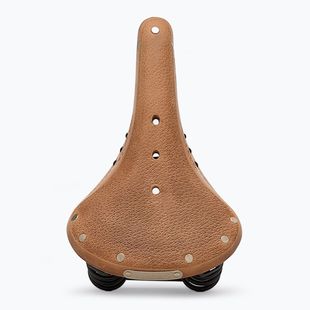 Brooks England Flyer softened dark tan bicycle saddle