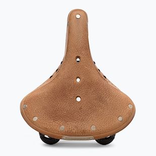 Brooks England B67 Softened Short dark tan bicycle saddle