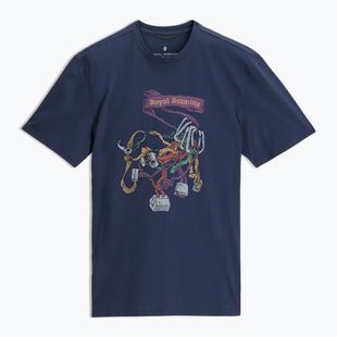 Men's T-shirt Royal Robbins RR Graphic navy chock pt