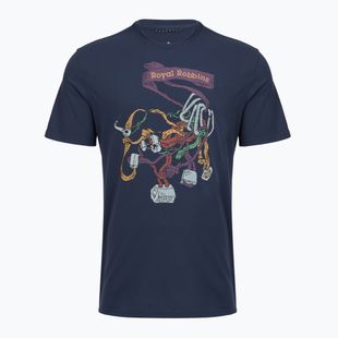 Men's T-shirt Royal Robbins RR Graphic navy chock pt