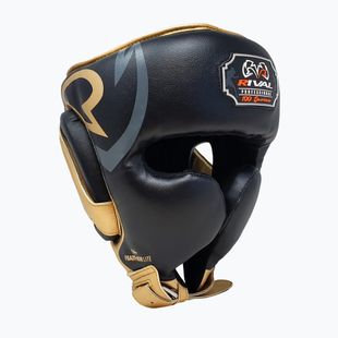 Rival RHG100 Professional boxing helmet headgear black/gold
