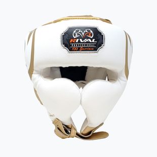 Boxing helmet Rival RHG100 Professional Headgear white/gold