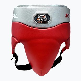Crotch protector Rival RNFL100 Professional Protector red/silver
