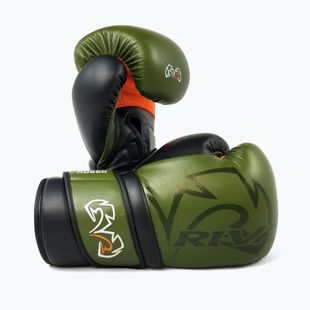 Rival Impulse Sparring khaki green boxing gloves