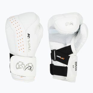 Rival RB10 Intelli-Shock Bag white boxing gloves