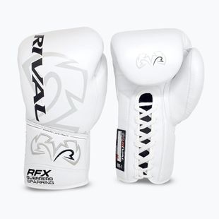 Rival RFX-Guerrero Sparring-SF-H white boxing gloves