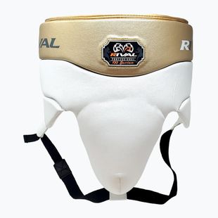 Crotch protector Rival RNFL100 Professional Protector white/gold