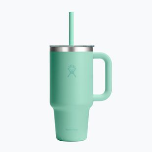 Thermal mug Hydro Flask Travel Tumbler Clear LID 945 ml mermaid green