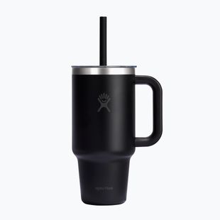Thermal mug Hydro Flask Travel Tumbler Clear Lid black