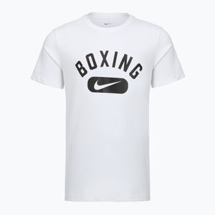 Men's training T-shirt Nike Boxing Disc DFC white/black