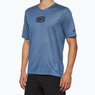 Men's cycling jersey 100% Airmatic Mesh slate blue