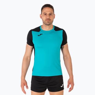 Men's Joma Record II turquoise black running shirt