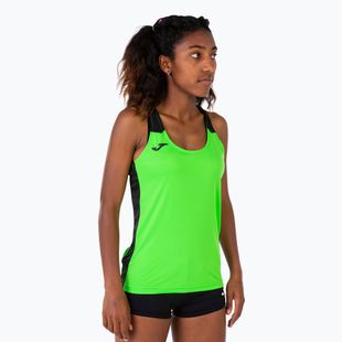 Women's Joma Record II Tank Top fluor green/black running shirt