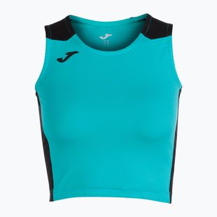 Women's Joma Record II Top turquoise/black running shirt