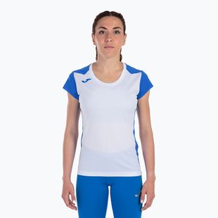 Joma Record II women's running shirt white/royal