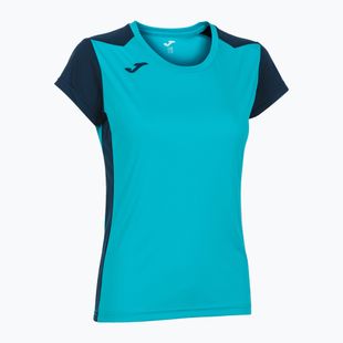 Women's Joma Record II fluor turquoise/navy running shirt