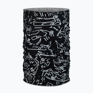 Children's multifunctional snood BUFF Original Ecostretch tivat black