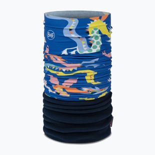 Children's multifunctional snood BUFF Polar lutky cobalt