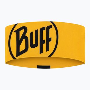 Headband BUFF CoolNet UV Wide logo yellow