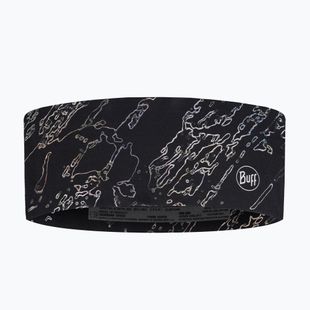 Headband BUFF CoolNet UV Wide anter black
