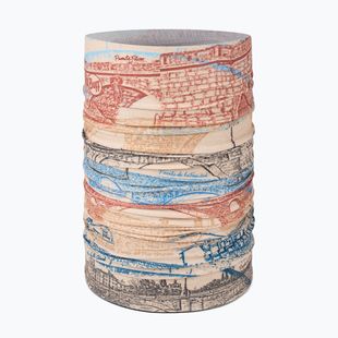 Multifunctional neck gaiter BUFF Coolnet UV camino puentes cloud