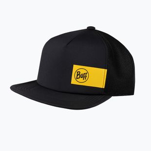 Baseball cap BUFF Explore Trucker cream logo black