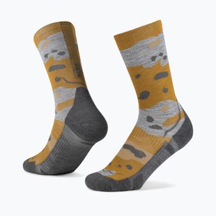 Socks BUFF Merino Lightweight Crew LWC2 khaki