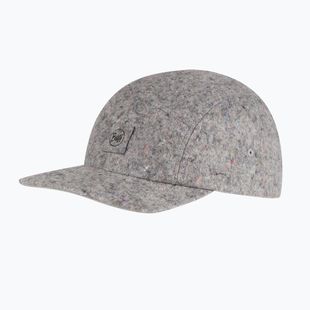 Winter hat Buff Merino Upcycled thier grey heather