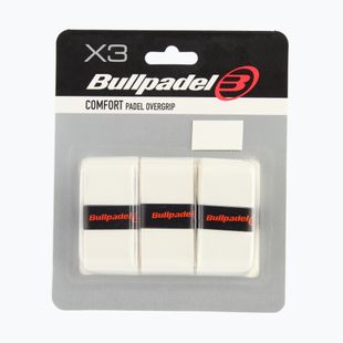 Padel racket overgrips Bullpadel GB-1200 Comfort 3 pcs. white