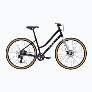 Women's cross bicycle Marin Kentfield 1 ST 700C gloss black/silver