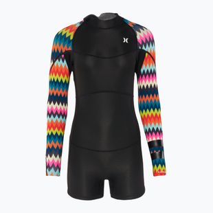 Hurley Advant women's 2mm Shorty Springsuit chevron swim float