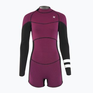 Hurley Advant Shorty Texture 2/2 mm Springsuit raspberry women's wetsuit
