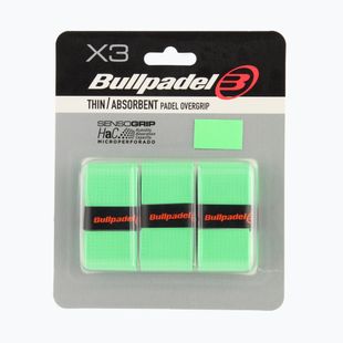 Padel racket overgrips Bullpadel GB-1705 Senso Absorbent 3 pcs. green
