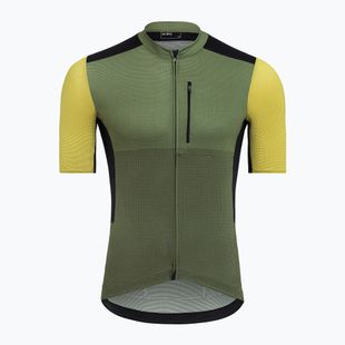 Men's HIRU Advanced Cargo green cycling jersey