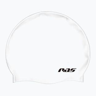 RAS Silicone swimming cap white