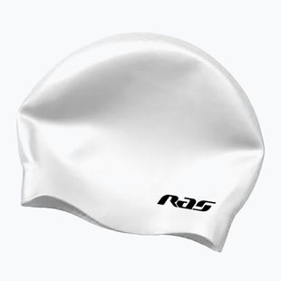 RAS Silicone Volume swimming cap white