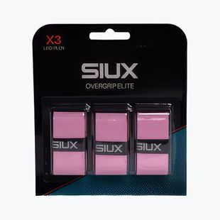Padel wraps Siux Elite Overgrip 3 pack pink