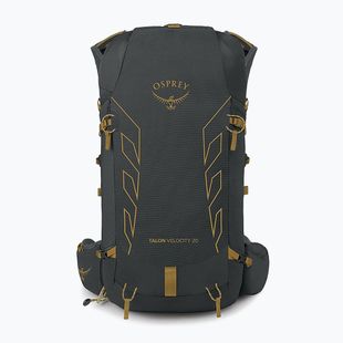 Men's hiking backpack Osprey Talon Velocity 20 l dark charcoal/tumbleweed yellow