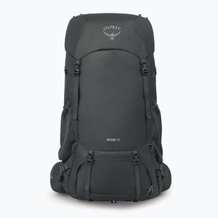 Men's trekking backpack Osprey Rook 50 l dark charcoal / silver lining