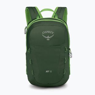 Osprey Jet 12 l green canopy / limeline green children's hiking backpack