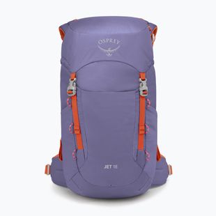 Children's hiking backpack Osprey Jet 18 l euphoria purple/ mars orange