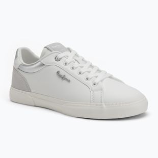 Women's shoes Pepe Jeans Kenton Court silver