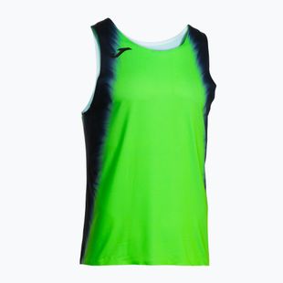 Men's Joma Elite XI fluor green/navy running shirt