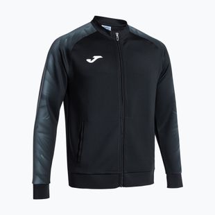 Men's running sweatshirt Joma Elite XI Full Zip black/anthracite